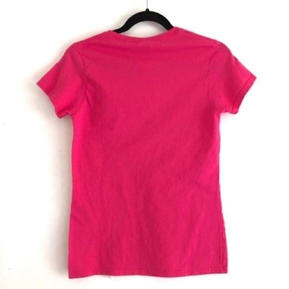 Dinosaur T-Shirt S Juniors Pink T-Rex Graphic Love Funny - Picture 4 of 8